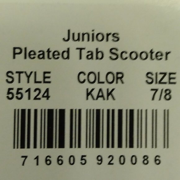 Juniors Khaki Skort - Picture 8 of 8